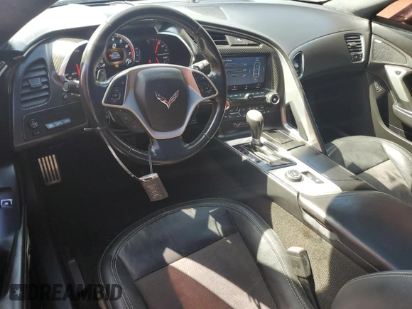 2014 Chevrolet Corvette Z51 3LT with VIN 1G1YM2D76E5105428, listed as a Copart auction lot 49181995 with 60,860 mi miles and Salvage title. Bid and sale history available at DreamBid. Image 8.