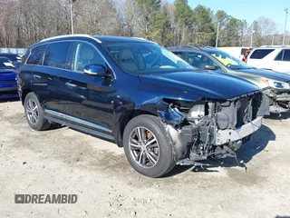 2019 Infiniti QX60 Pure z VIN 5N1DL0MM8KC520904, wystawiony jako IAAI lot #41652483 z przebiegiem 157 437 mil mil oraz . Historia ofert i sprzedaży dostępna na DreamBid. Obrazek 1.