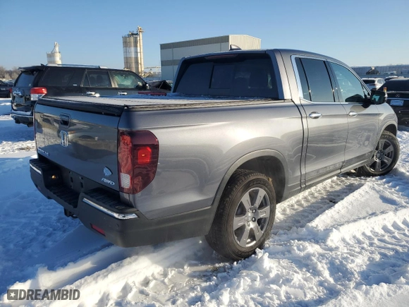 2020 Honda Ridgeline RTL-E with VIN 5FPYK3F74LB002141, listed as a Copart auction lot 87534955 with 139,030 mi miles and Salvage Title. Bid and sale history available at carsss.com. Image 3.