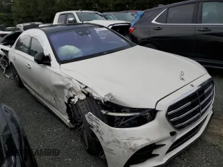 2022 Mercedes-Benz S 580 with VIN W1K6G7GB2NA123344, listed as a Copart auction lot 66086132 with Not Provided miles and . Bid and sale history available at DreamBid. Image 1.