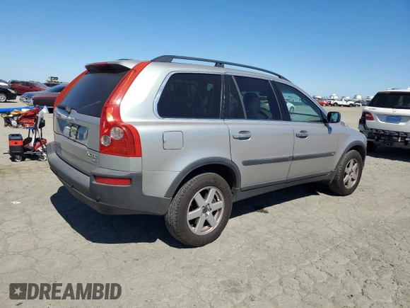 2004 Volvo XC90 with VIN YV1CM59HX41131454, listed as a Copart auction lot 50302145 with 222,813 mi miles and Salvage Title. Bid and sale history available at carsss.com. Image 3.