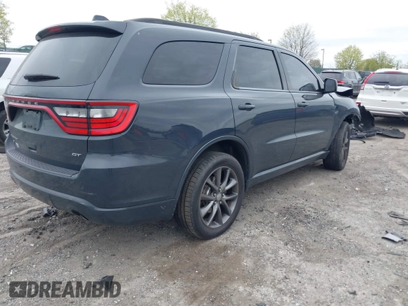 2018 Dodge Durango GT z VIN 1C4RDJDG3JC101378, wystawiony jako IAAI lot #42079593 z przebiegiem 107 023 mil mil oraz . Historia ofert i sprzedaży dostępna na DreamBid. Obrazek 4.