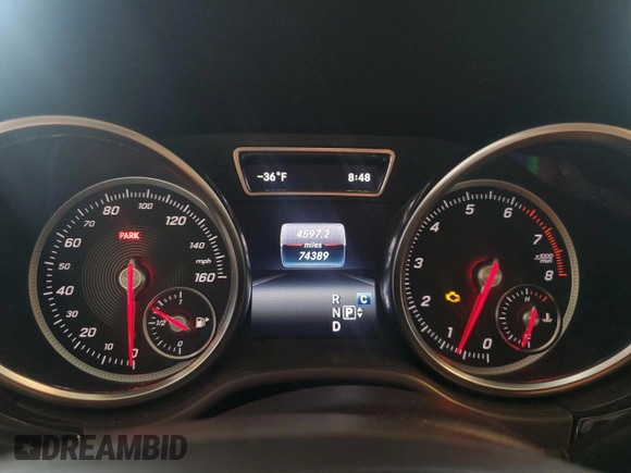 2018 Mercedes-Benz GLE 350 with VIN 4JGDA5JB6JB170179, listed as a Copart auction lot 56537745 with 74,389 mi miles and Salvage title. Bid and sale history available at DreamBid. Image 9.
