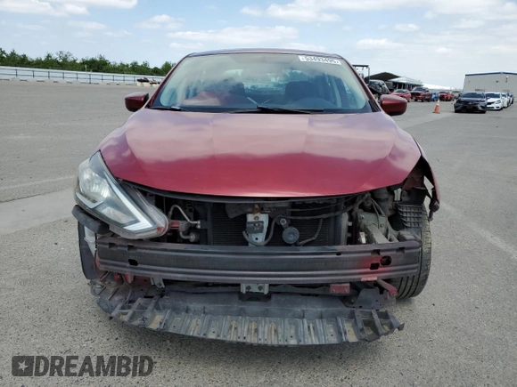 2016 Nissan Sentra S with VIN 3N1AB7AP4GL653658, listed as a Copart auction lot 53493495 with 122,748 mi miles and Salvage Title. Bid and sale history available at carsss.com. Image 5.