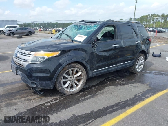 2015 Ford Explorer XLT with VIN 1FM5K7D8XFGB65056, listed as a IAAI auction lot 41853285 with 131,533 mi miles and . Bid and sale history available at carsss.com. Image 2.