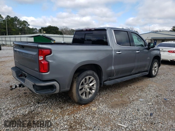 2021 Chevrolet Silverado 1500 LTZ with VIN 1GCUYGED4MZ141587, listed as a Copart auction lot 46454205 with 98,470 mi miles and Salvage Title. Bid and sale history available at DreamBid. Image 3.