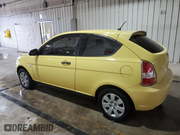 2008 Hyundai Accent GS with VIN KMHCM36C58U061106, listed as a Copart auction lot 51211165 with 249,106 mi miles and Salvage Title. Bid and sale history available at carsss.com. Image 2.