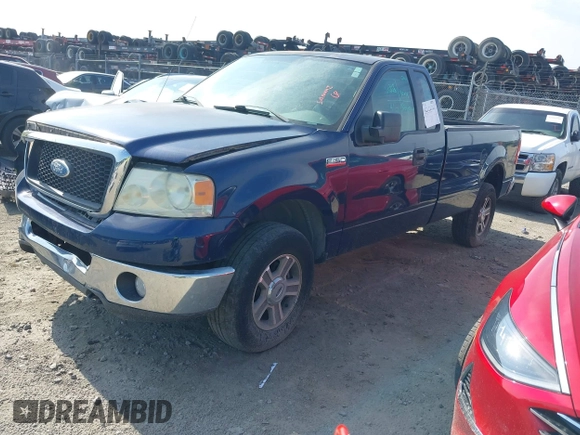 2007 Ford F-150 XL with VIN 1FTRF14W57KD56405, listed as a IAAI auction lot 42124580 with 104,196 mi miles and . Bid and sale history available at DreamBid. Image 2.