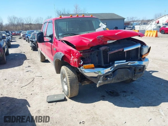 1999 Ford Super Duty F-250 XL with VIN 1FTNW21S5XED28172, listed as a IAAI auction lot 41887957 with 233,990 mi miles. Bid and sale history available at carsss.com. Image 1.