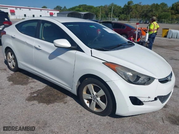 2012 Hyundai Elantra Limited with VIN 5NPDH4AE0CH125485, listed as a IAAI auction lot 42035576 with 156,699 mi miles. Bid and sale history available at carsss.com. Image 1.