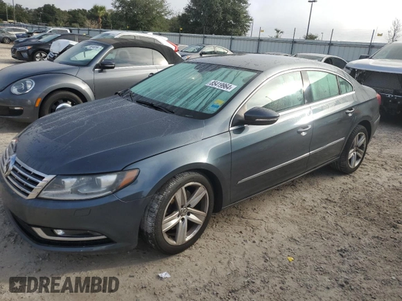 2014 Volkswagen CC R-Line with VIN WVWBP7AN7EE506328, listed as a Copart auction lot 85419964 with 155,425 mi miles and Salvage Title. Bid and sale history available at carsss.com. Image 1.