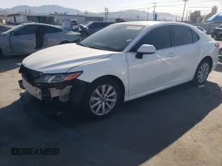 2020 Toyota Camry LE with VIN 4T1C11AK5LU944417, listed as a Copart auction lot 47455145 with 52,562 mi miles and Salvage Title. Bid and sale history available at DreamBid. Image 1.