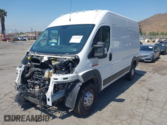2019 Ram ProMaster Cargo with VIN 3C6TRVBG9KE515865, listed as a IAAI auction lot 42130584 with 123,341 mi miles and . Bid and sale history available at carsss.com. Image 18.
