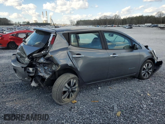2016 Nissan LEAF SL with VIN 1N4BZ0CP4GC301845, listed as a Copart auction lot 87468444 with 79,397 mi miles and Salvage Title. Bid and sale history available at carsss.com. Image 3.