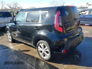2015 Kia Soul + with VIN KNDJP3A5XF7199554, listed as a IAAI auction lot 41667397 with 138,819 mi miles. Bid and sale history available at carsss.com. Image 3.
