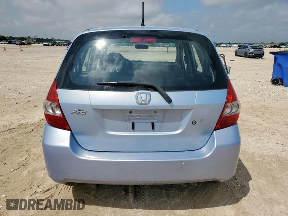 2008 Honda Fit with VIN JHMGD38438S068027, listed as a Copart auction lot 61033815 with 151,639 mi miles and Salvage title. Bid and sale history available at DreamBid. Image 6.