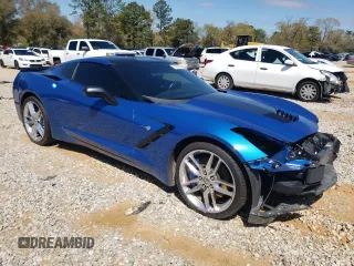 2014 Chevrolet Corvette Z51 3LT with VIN 1G1YM2D77E5105731, listed as a Copart auction lot 50523975 with 56,229 mi miles and Clean title. Bid and sale history available at DreamBid. Image 4.