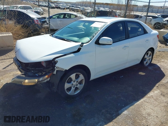 2010 Kia Forte EX with VIN KNAFU4A21A5056097, listed as a IAAI auction lot 41723648 with 40,588 mi miles. Bid and sale history available at carsss.com. Image 18.