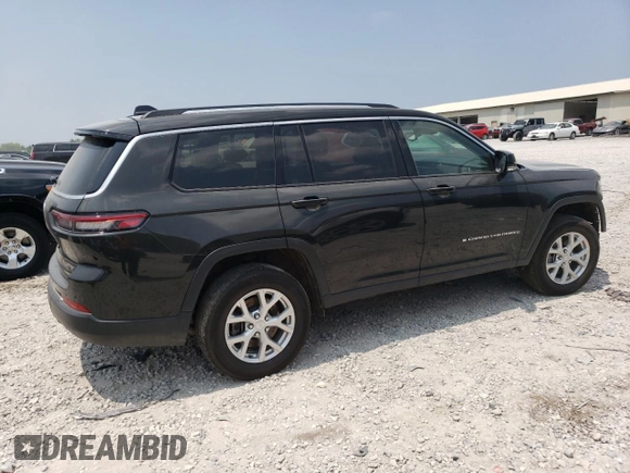 2023 Jeep Grand Cherokee Limited with VIN 1C4RJKBG5P8895698, listed as a Copart auction lot 59191475 with 22,763 mi miles and Salvage title. Bid and sale history available at DreamBid. Image 3.