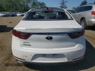 2018 Kia Cadenza Premium with VIN KNALC4J18J5123856, listed as a Copart auction lot 69343954 with 47,483 mi miles and . Bid and sale history available at DreamBid. Image 6.