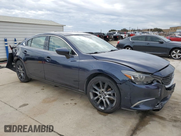 2016 Mazda Mazda6 i Grand Touring with VIN JM1GJ1W5XG1456614, listed as a Copart auction lot 82808564 with 0 mi miles and Salvage Title. Bid and sale history available at carsss.com. Image 4.