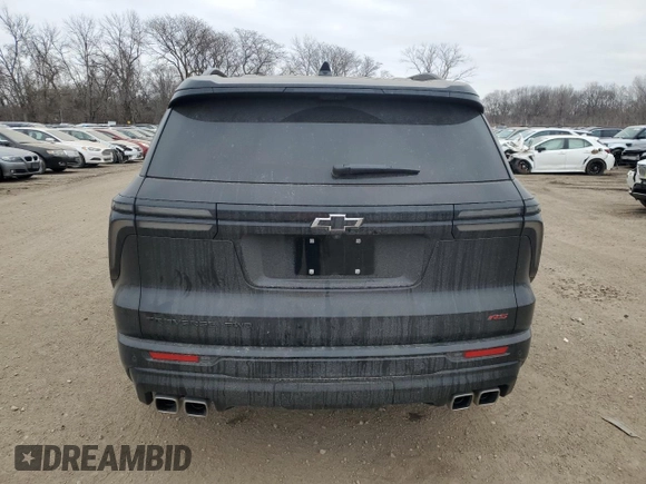 2024 Chevrolet Traverse AWD RS with VIN 1GNEVLKS2RJ243833, listed as a Copart auction lot 87878775 with 1,338 mi miles and Salvage Title. Bid and sale history available at carsss.com. Image 6.