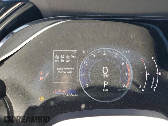 2023 Lexus RX 350 with VIN 2T2BAMBAXPC021856, listed as a Copart auction lot 56185115 with 36,438 mi miles and Salvage title. Bid and sale history available at DreamBid. Image 9.