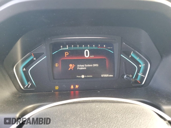 2019 Honda Odyssey LX with VIN 5FNRL6H25KB137852, listed as a Copart auction lot 47697705 with 73,529 mi miles and Salvage Title. Bid and sale history available at DreamBid. Image 9.