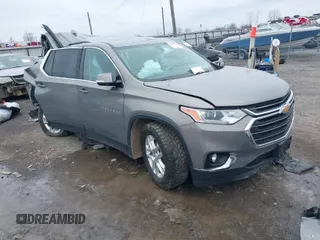 2019 Chevrolet Traverse LT Cloth with VIN 1GNEVGKW9KJ208058, listed as a IAAI auction lot 41265791 with 86,860 mi miles. Bid and sale history available at carsss.com. Image 1.