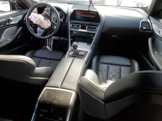 2020 BMW M8 Competition with VIN WBSGV0C06LCE13907, listed as a Copart auction lot 51108195 with 24,506 mi miles and Salvage Title. Bid and sale history available at carsss.com. Image 8.