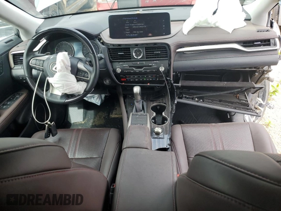 2020 Lexus RX 350 z VIN 2T2JZMDA5LC238632, wystawiony jako Copart lot #45383455 z przebiegiem 68 746 mil mil oraz Szkoda całkowita • Salvage title. Historia ofert i sprzedaży dostępna na DreamBid. Obrazek 8.