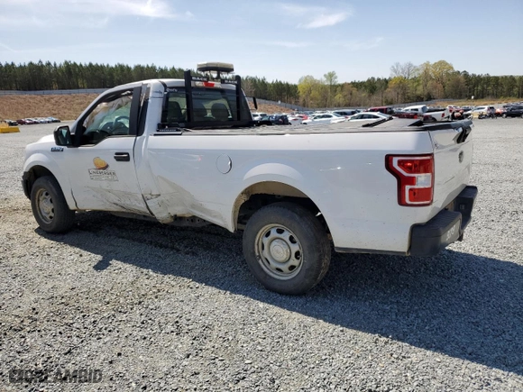 2019 Ford F-150 XL with VIN 1FTMF1CB0KKD31820, listed as a Copart auction lot 50991785 with 93,681 mi miles and Salvage Title. Bid and sale history available at carsss.com. Image 2.