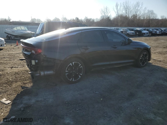 2022 Kia K5 GT-Line with VIN 5XXG64J25NG133699, listed as a Copart auction lot 46165145 with 32,290 mi miles and Salvage Title. Bid and sale history available at carsss.com. Image 3.