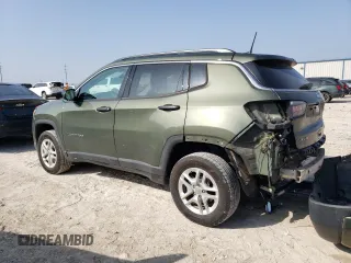 2021 Jeep Compass Sport with VIN 3C4NJDAB4MT510581, listed as a Copart auction lot 43903255 with 67,496 mi miles and Salvage title. Bid and sale history available at DreamBid. Image 2.