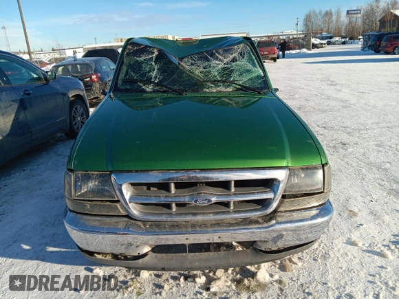 1999 Ford Ranger XL with VIN 1FTYR10C6XUA21866, listed as a Copart auction lot 47323715 with 191,074 mi miles and Salvage Title. Bid and sale history available at carsss.com. Image 5.