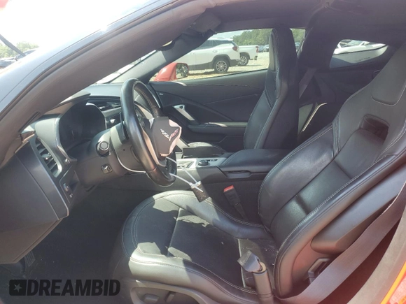 2014 Chevrolet Corvette 1LT with VIN 1G1YB2D71E5134308, listed as a Copart auction lot 59693705 with 72,822 mi miles and Salvage title. Bid and sale history available at DreamBid. Image 7.