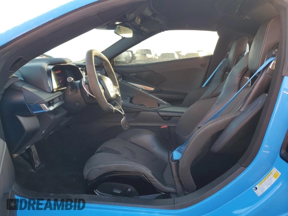 2021 Chevrolet Corvette 1LT with VIN 1G1YA2D42M5113717, listed as a Copart auction lot 77167694 with 9,190 mi miles and Non Repairable. Bid and sale history available at carsss.com. Image 7.