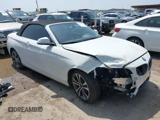 2019 BMW 2 Series 230i with VIN WBA2M7C56KVD52017, listed as a IAAI auction lot 41922976 with 42,194 mi miles and . Bid and sale history available at carsss.com. Image 1.