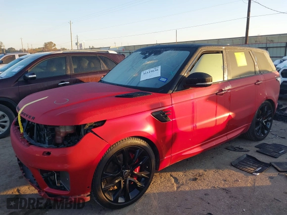 2021 Land Rover Range Rover Sport HST with VIN SALWS2RU3MA749552, listed as a IAAI auction lot 41119636 with 34,566 mi miles. Bid and sale history available at carsss.com. Image 17.