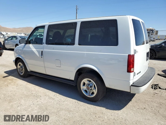 2004 GMC Safari z VIN 1GKDM19X84B504158, wystawiony jako Copart lot #59376704 z przebiegiem 50 629 mil mil oraz Czysty tytuł • Clean title. Historia ofert i sprzedaży dostępna na DreamBid. Obrazek 2.