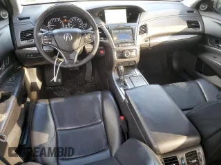 2014 Acura RLX with VIN JH4KC1F37EC004123, listed as a Copart auction lot 76392104 with 195,906 mi miles and Salvage Title. Bid and sale history available at carsss.com. Image 8.