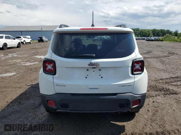 2021 Jeep Renegade Limited with VIN ZACNJDD12MPM95053, listed as a Copart auction lot 60344415 with 37,415 mi miles and Salvage title. Bid and sale history available at DreamBid. Image 6.
