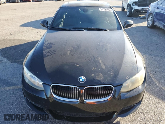 2012 BMW 3 Series 335i with VIN WBAKG7C5XCE803150, listed as a Copart auction lot 76390994 with 113,731 mi miles and Salvage Title. Bid and sale history available at carsss.com. Image 5.