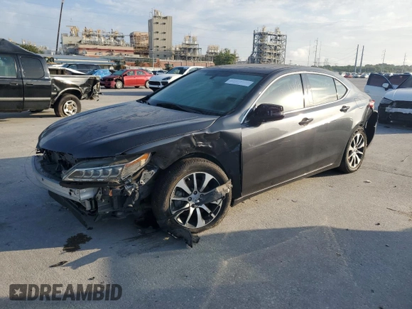 2016 Acura TLX with VIN 19UUB1F33GA008764, listed as a Copart auction lot 53003715 with 81,496 mi miles and Salvage title. Bid and sale history available at DreamBid. Image 1.