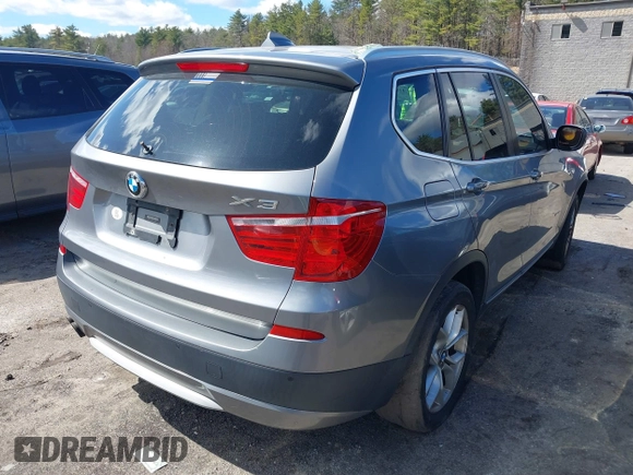 2011 BMW X3 35i with VIN 5UXWX7C55BLT78546, listed as a IAAI auction lot 41864713 with 211,074 mi miles and . Bid and sale history available at DreamBid. Image 4.