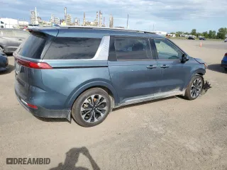 2023 Kia Carnival EX with VIN KNDNC5H31P6243106, listed as a Copart auction lot 70280094 with 14,198 mi miles and Salvage Title. Bid and sale history available at carsss.com. Image 3.