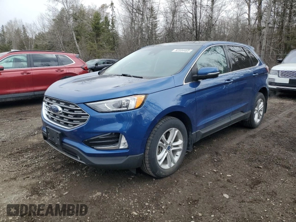 2020 Ford Edge SEL with VIN 2FMPK4J93LBB67416, listed as a Copart auction lot 52334465 with 53,327 mi miles and Clean Title. Bid and sale history available at carsss.com. Image 1.