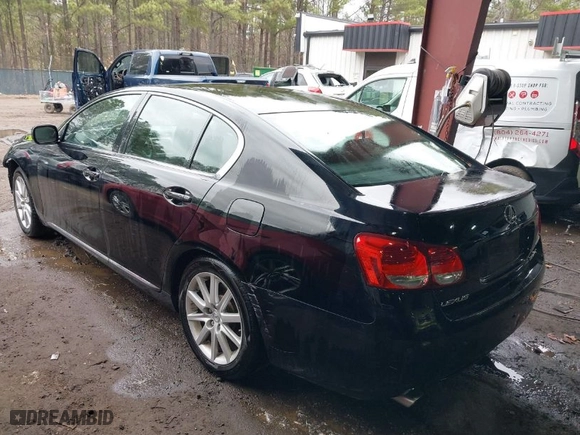 2006 Lexus GS 300 with VIN JTHCH96S760014083, listed as a IAAI auction lot 41723099 with 105,629 mi miles. Bid and sale history available at carsss.com. Image 3.