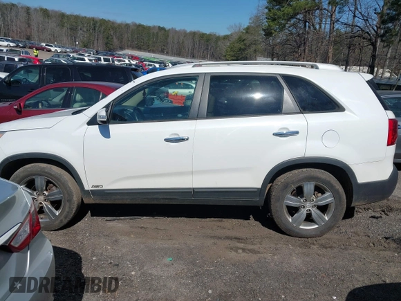 2013 Kia Sorento EX with VIN 5XYKUCA65DG407345, listed as a IAAI auction lot 41653071 with 169,208 mi miles. Bid and sale history available at carsss.com. Image 14.