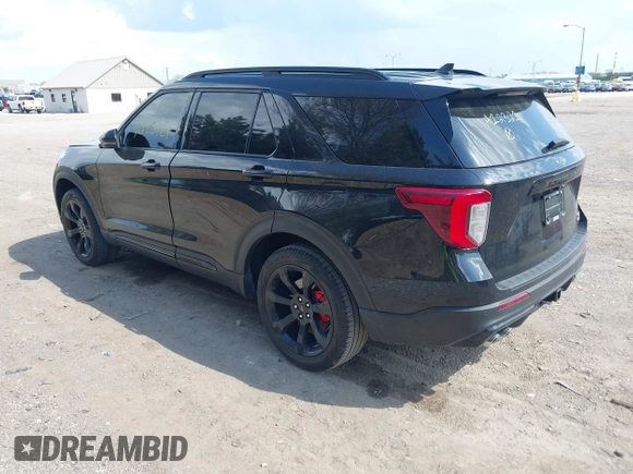 2023 Ford Explorer ST z VIN 1FM5K8GC7PGA12321, wystawiony jako IAAI lot #42125721 z przebiegiem 27 856 mil mil oraz . Historia ofert i sprzedaży dostępna na DreamBid. Obrazek 3.